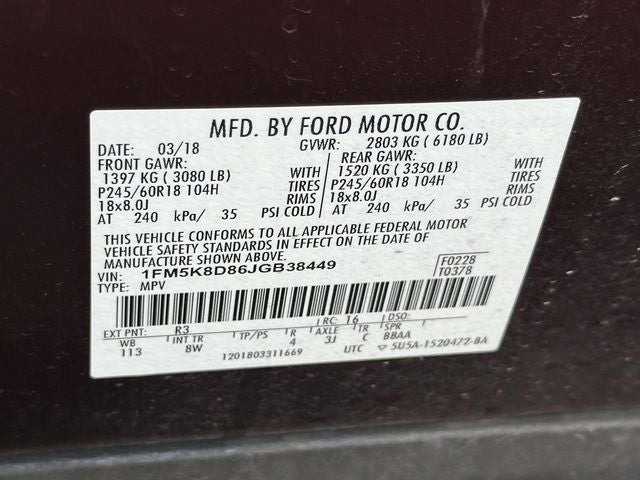 2018 Ford Explorer XLT