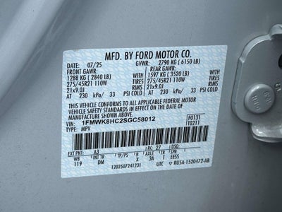 2025 Ford Explorer Platinum