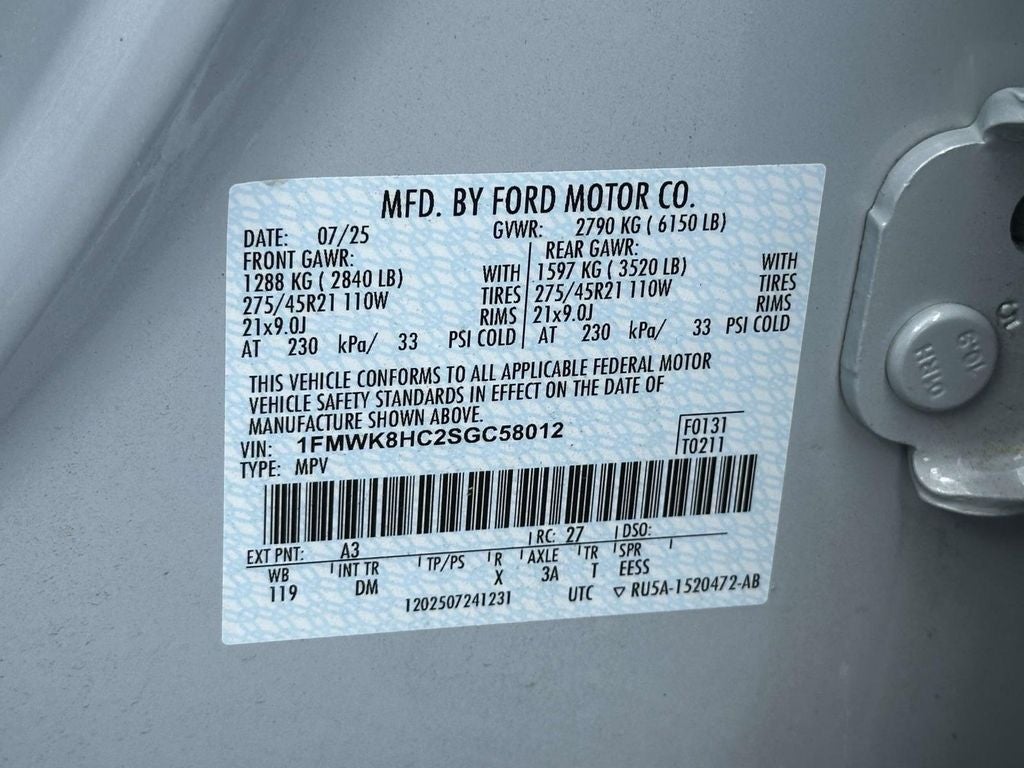 2025 Ford Explorer Platinum
