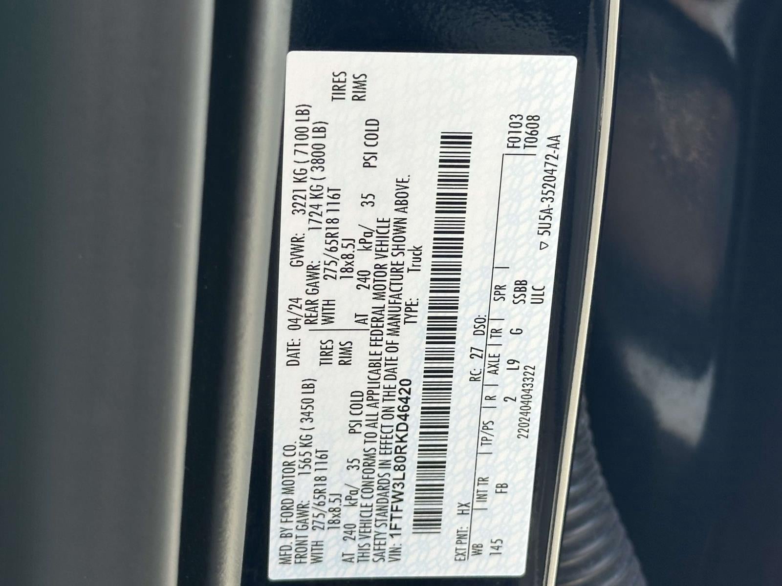 2024 Ford F-150 XLT