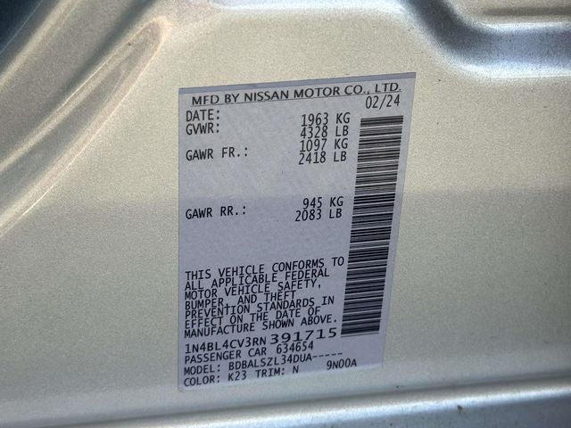 2024 Nissan Altima 2.5 SR
