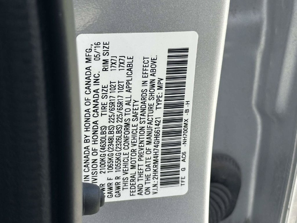2016 Honda CR-V EX-L w/Navigation
