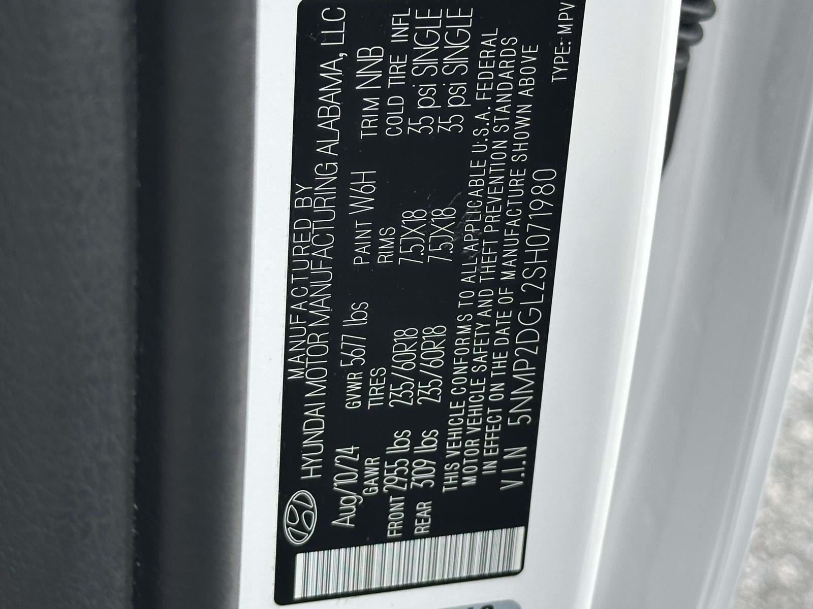 2025 Hyundai Santa Fe SEL