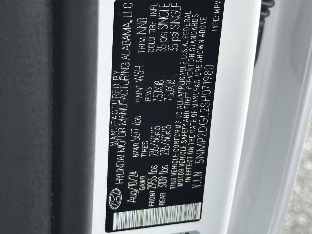 2025 Hyundai Santa Fe SEL