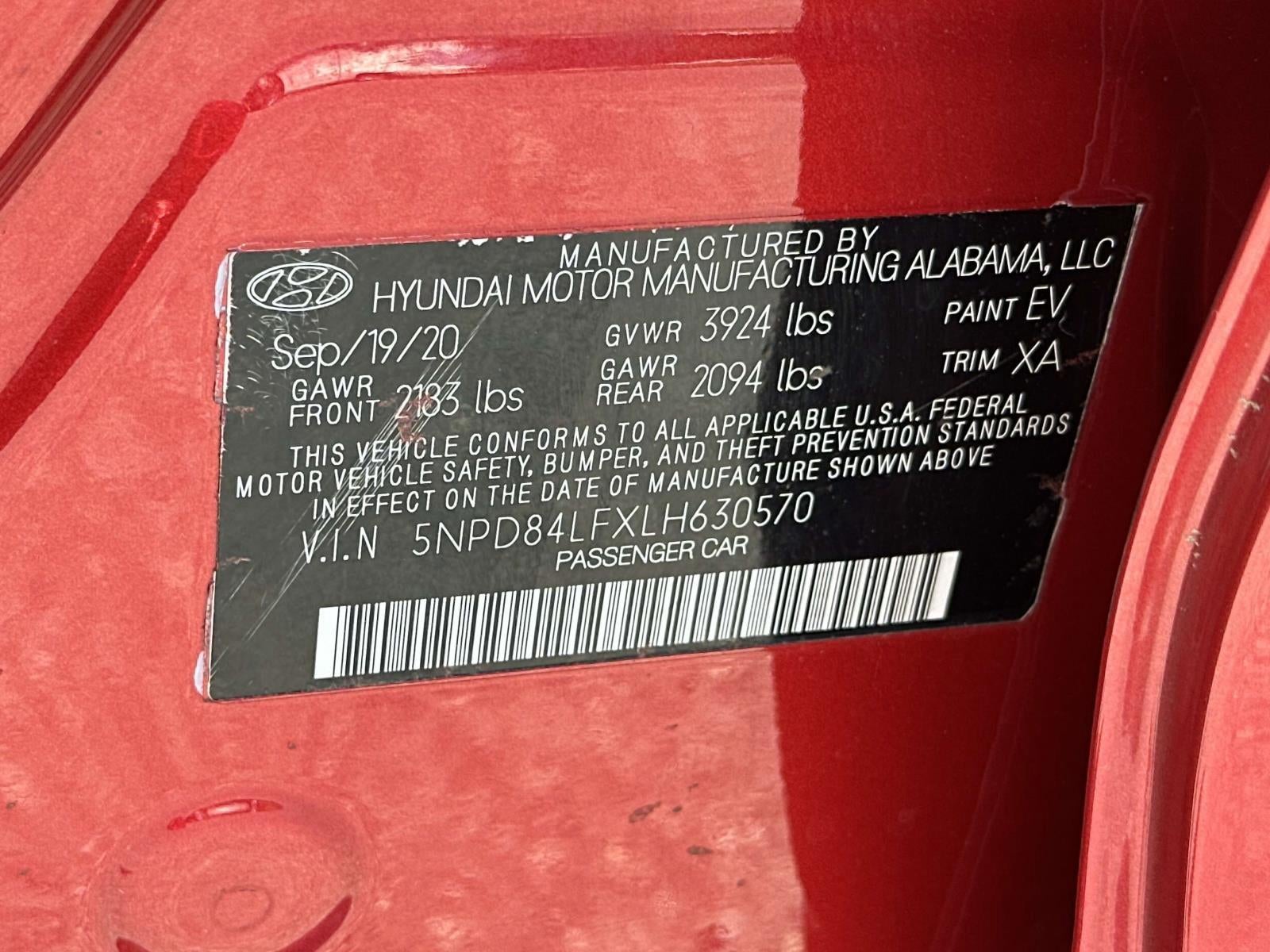 2020 Hyundai Elantra Value Edition