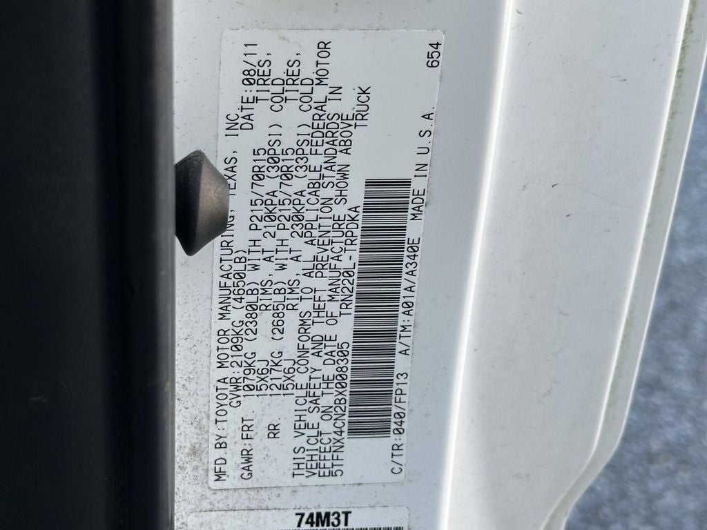 2011 Toyota Tacoma Base