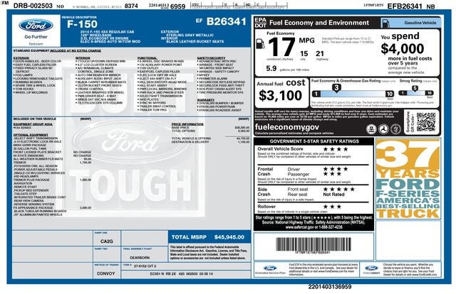 2014 Ford F-150 FX4 TREMOR