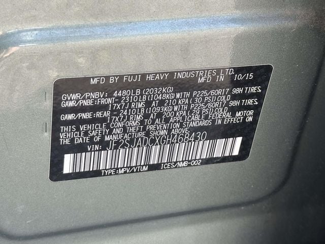 2016 Subaru Forester 2.5i Premium