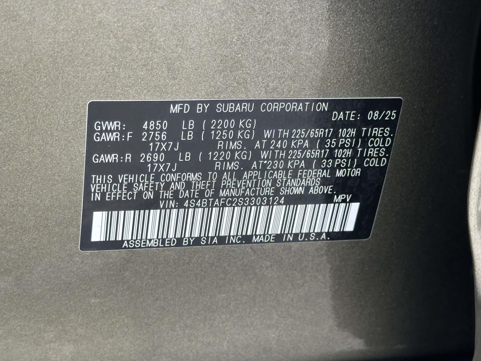 2025 Subaru Outback Premium