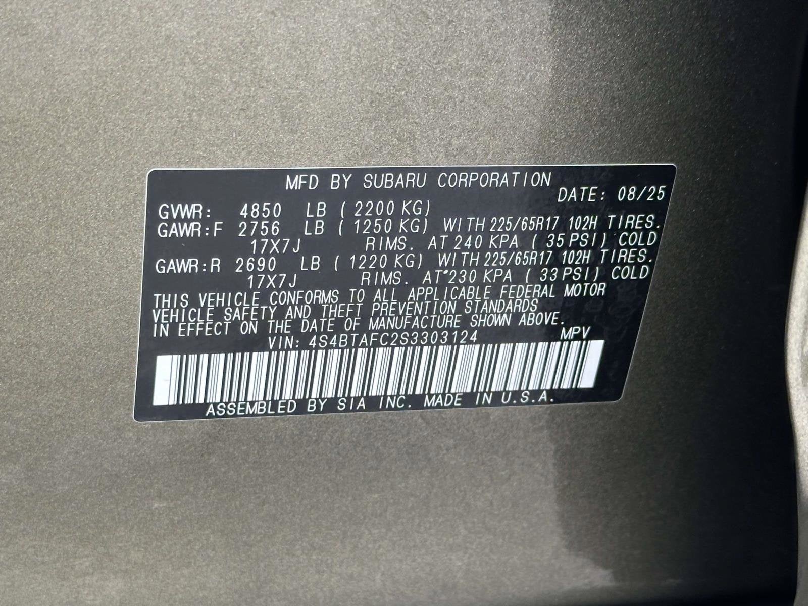 2025 Subaru Outback Premium