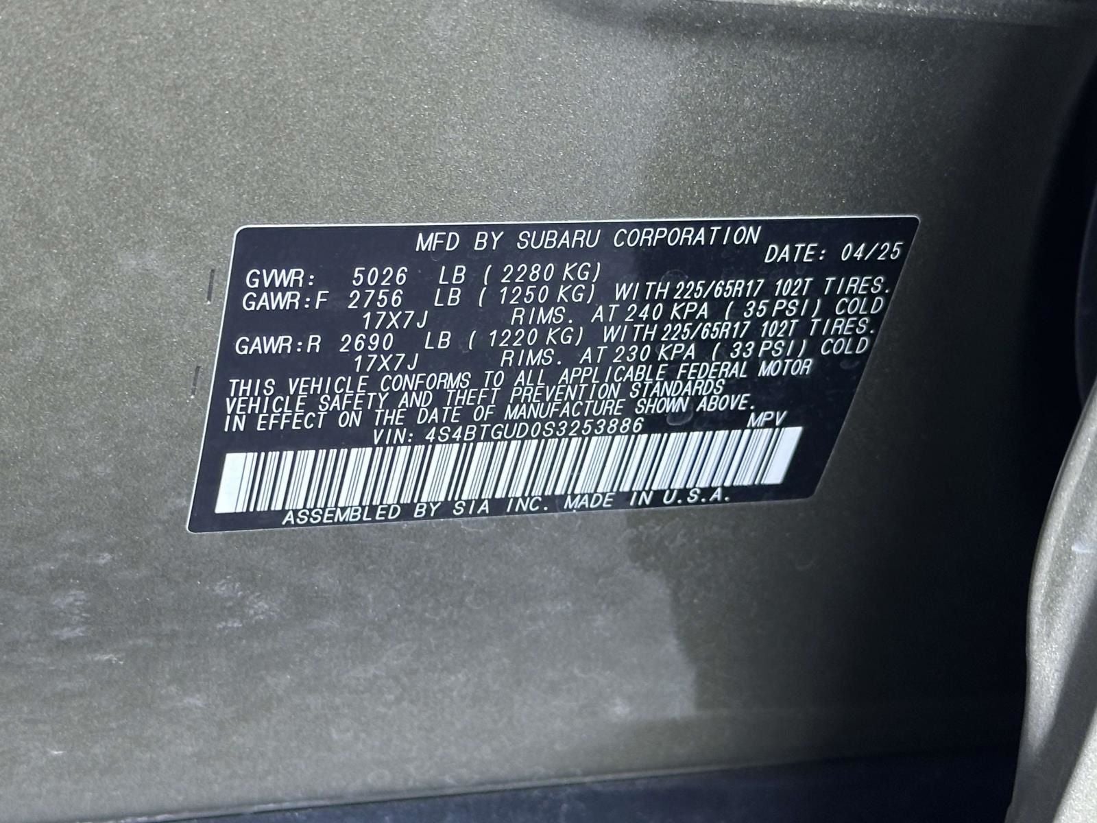 2025 Subaru Outback Wilderness