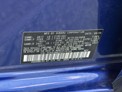 2025 Subaru Crosstrek Limited
