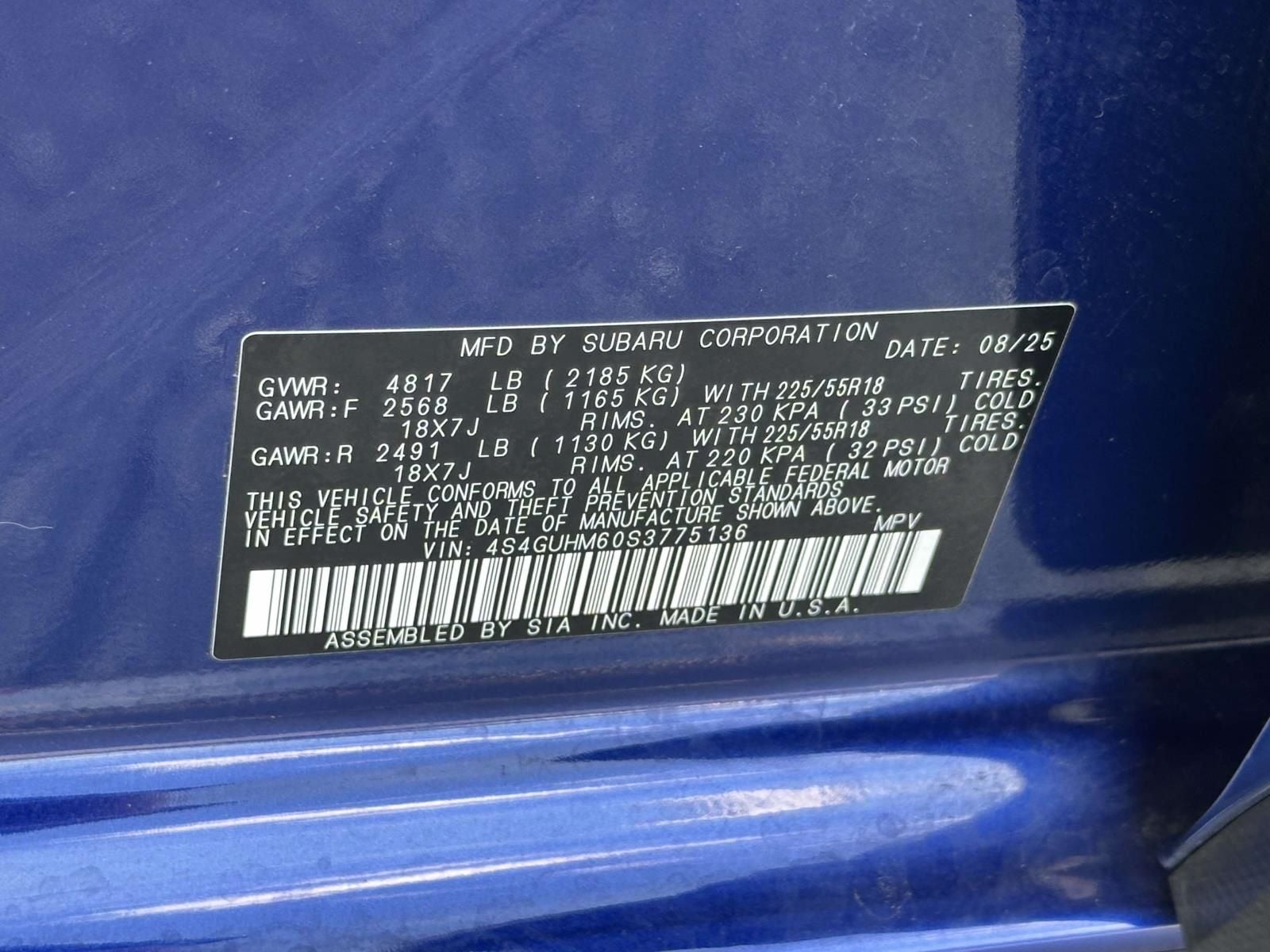 2025 Subaru Crosstrek Limited
