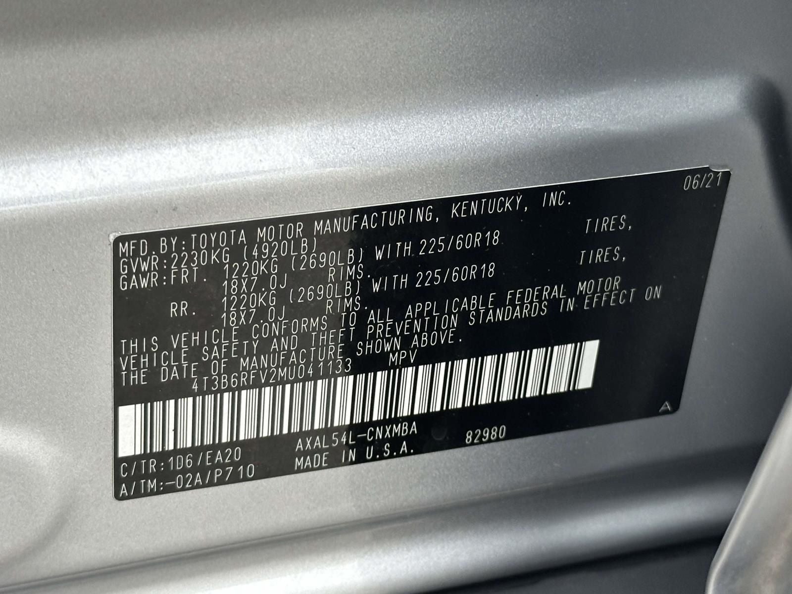 2021 Toyota RAV4 Hybrid XLE Premium