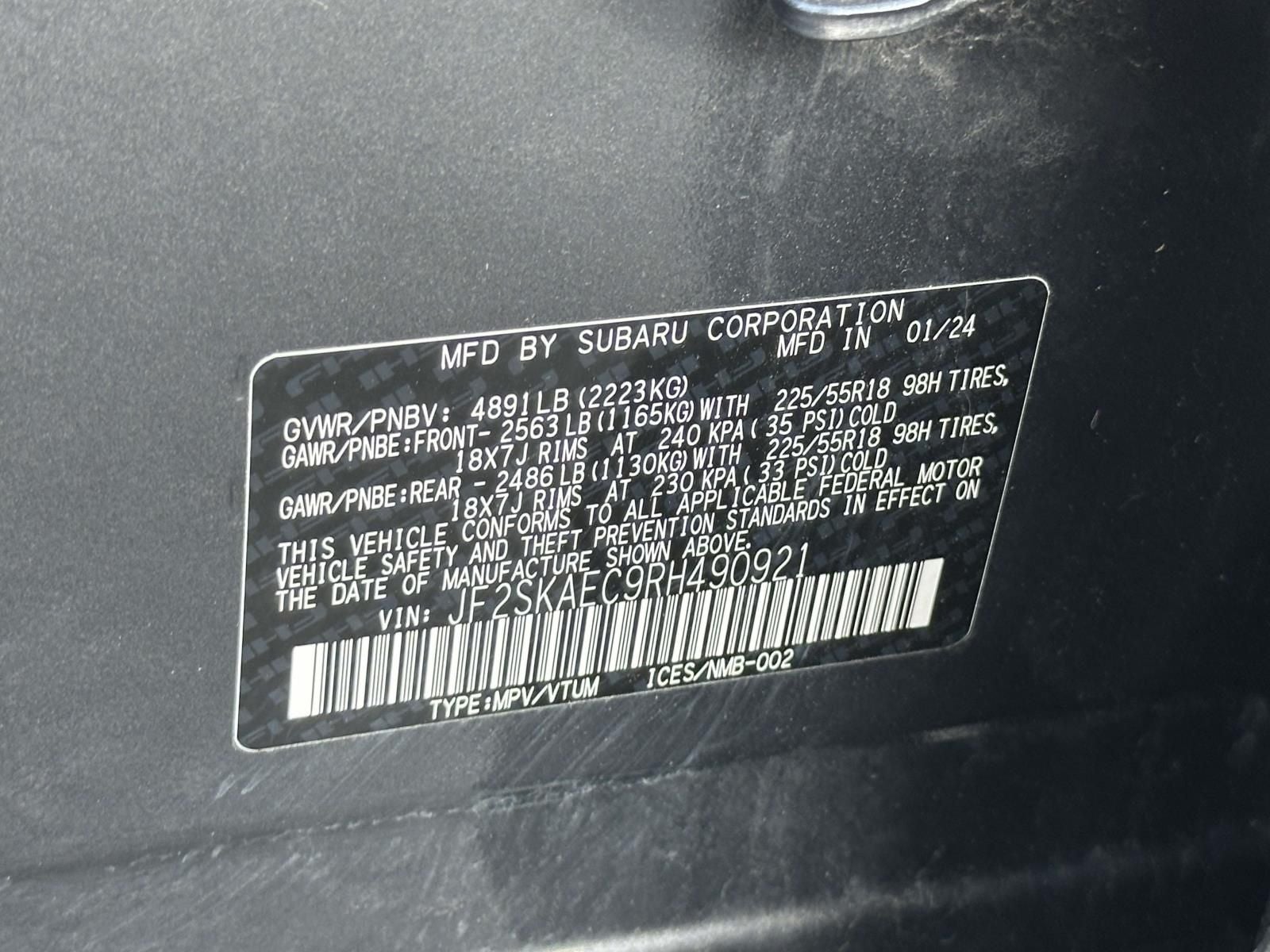 2024 Subaru Forester Sport