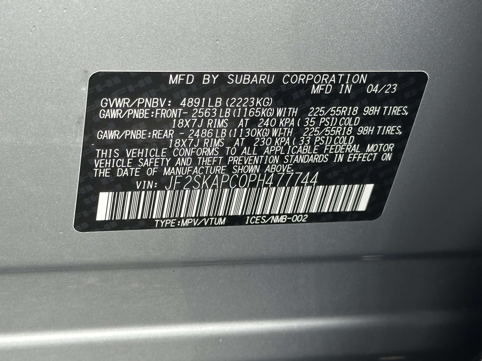 2023 Subaru Forester Limited