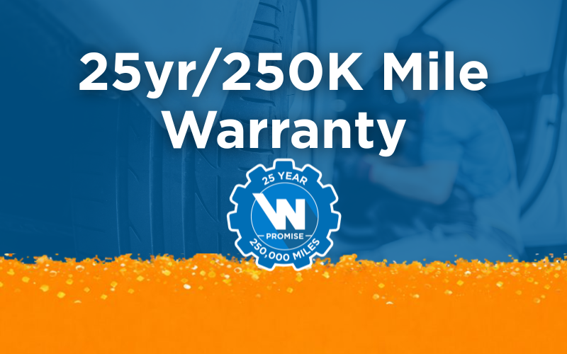 25 Year 205k Mile Warrenty