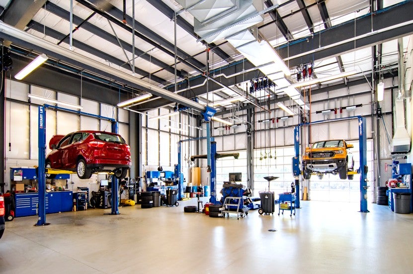 winner Ford showroom